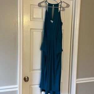 Green dress with pockets